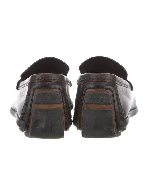 Gucci Horsebit Accent Leather Loafers