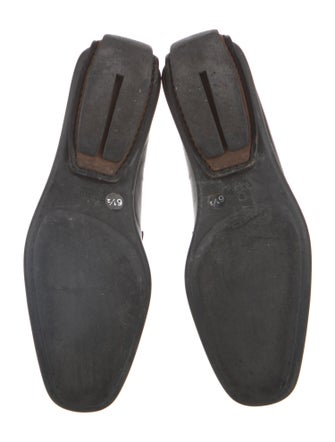 Gucci Horsebit Accent Leather Loafers