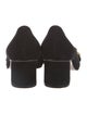 Gucci Double G Logo Suede Pumps