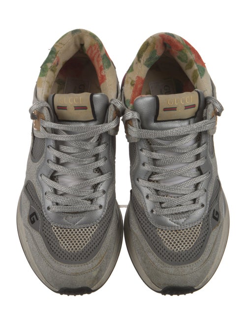Gucci Interlocking G Logo Glitter Accents Sneakers