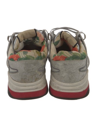 Gucci Interlocking G Logo Glitter Accents Sneakers