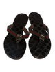 Gucci Web Accent T-Strap Sandals