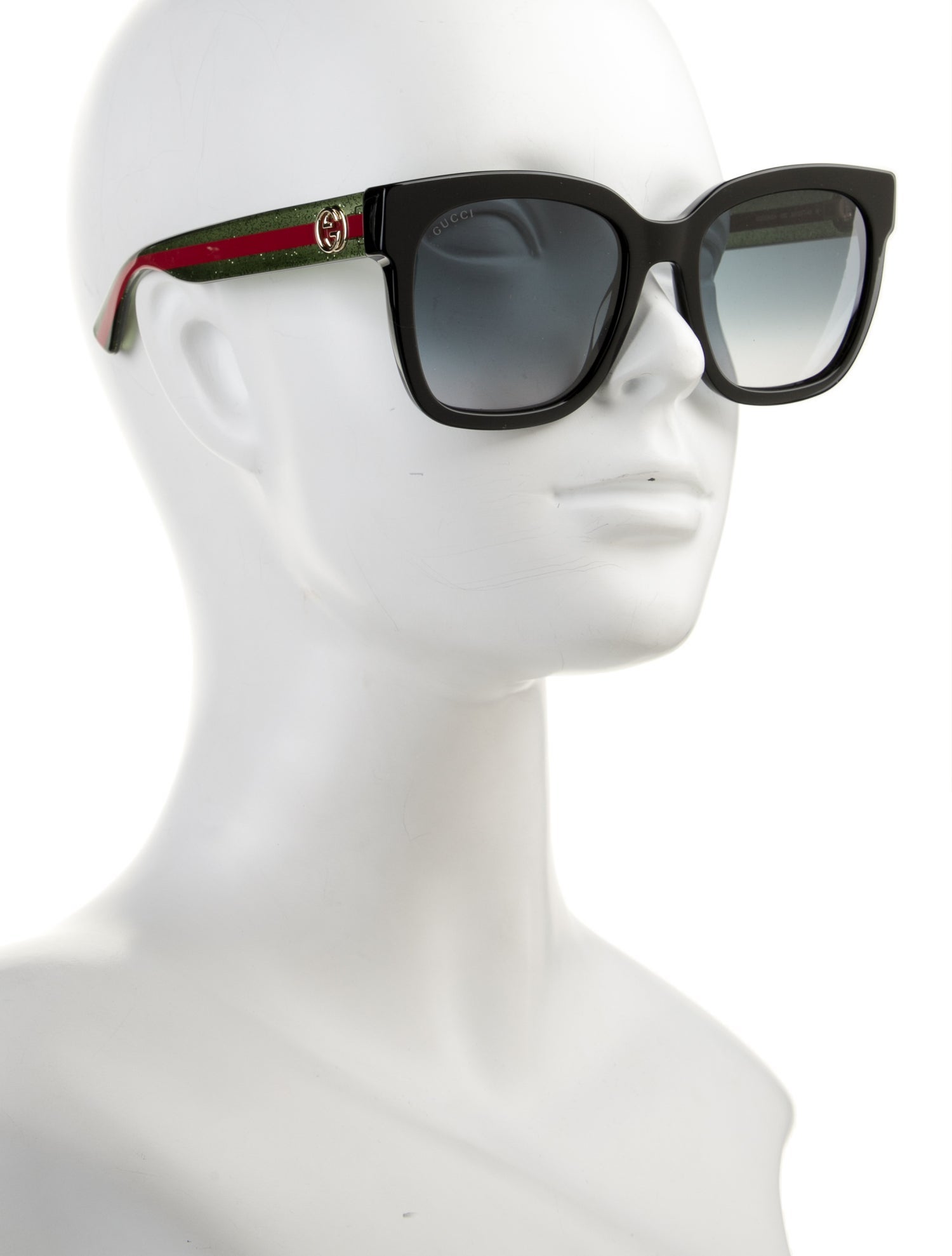 Gucci Interlocking G Logo Square Sunglasses w/ Tags