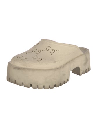 Gucci GG Signature Rubber Slides