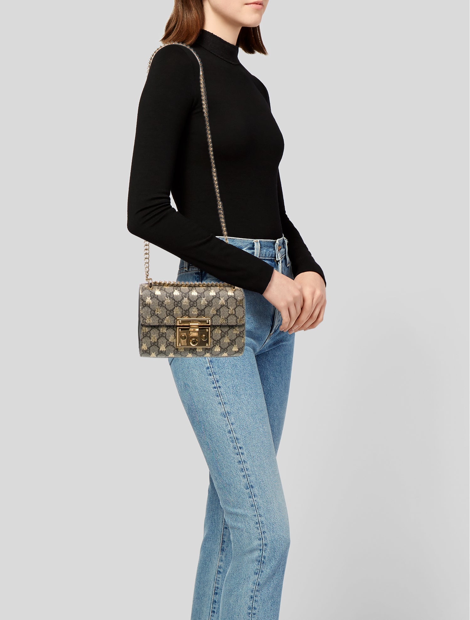 Gucci GG Supreme Padlock Small