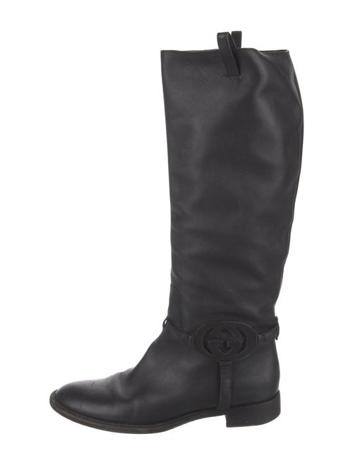 Gucci Leather Riding Boots