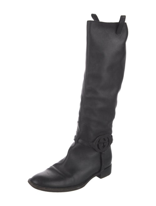 Gucci Leather Riding Boots