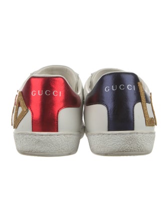 Gucci Sylvie Web Accent Leather Sneakers