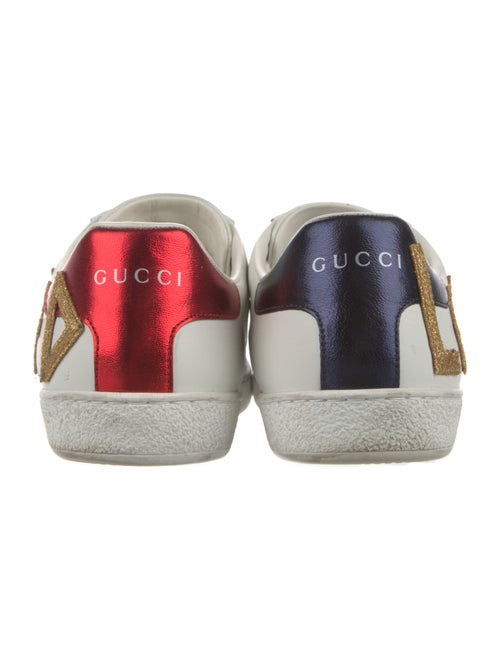 Gucci Sylvie Web Accent Leather Sneakers