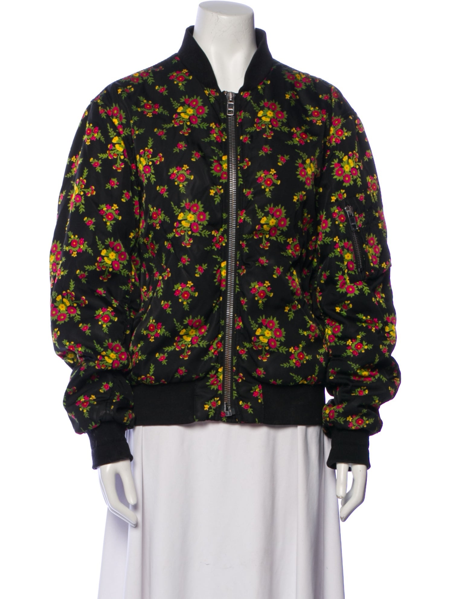 Gucci 2018 Floral Print Bomber Jacket