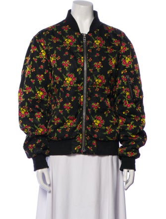 Gucci 2018 Floral Print Bomber Jacket