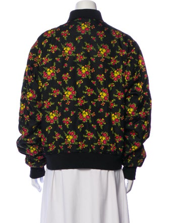 Gucci 2018 Floral Print Bomber Jacket