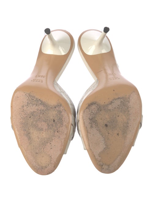 Gucci GG Signature Leather Slides