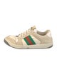 Gucci Web Accent Leather Sneakers