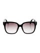 Gucci Web Accent Square Eyeglasses