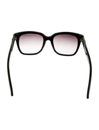 Gucci Web Accent Square Eyeglasses