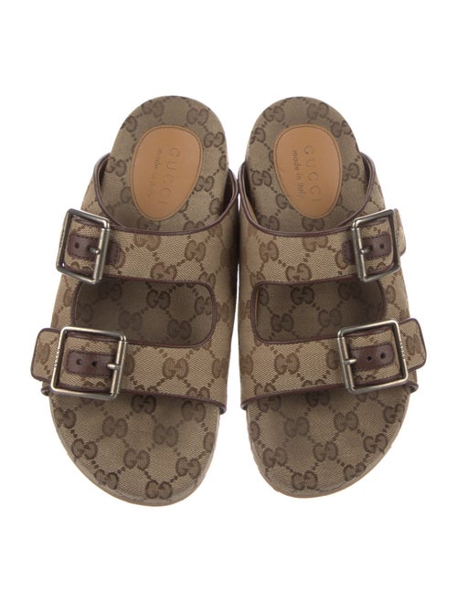 Gucci GG Canvas Canvas Slides