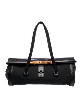 Gucci GG Canvas Bamboo Bullet Large