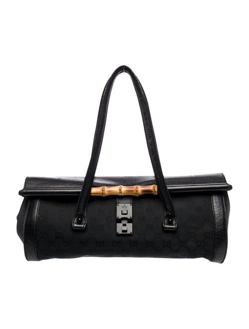 Gucci GG Canvas Bamboo Bullet Large