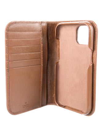 Gucci Leather Phone Case Wallet