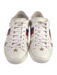Gucci Sylvie Web Accent Leather Sneakers