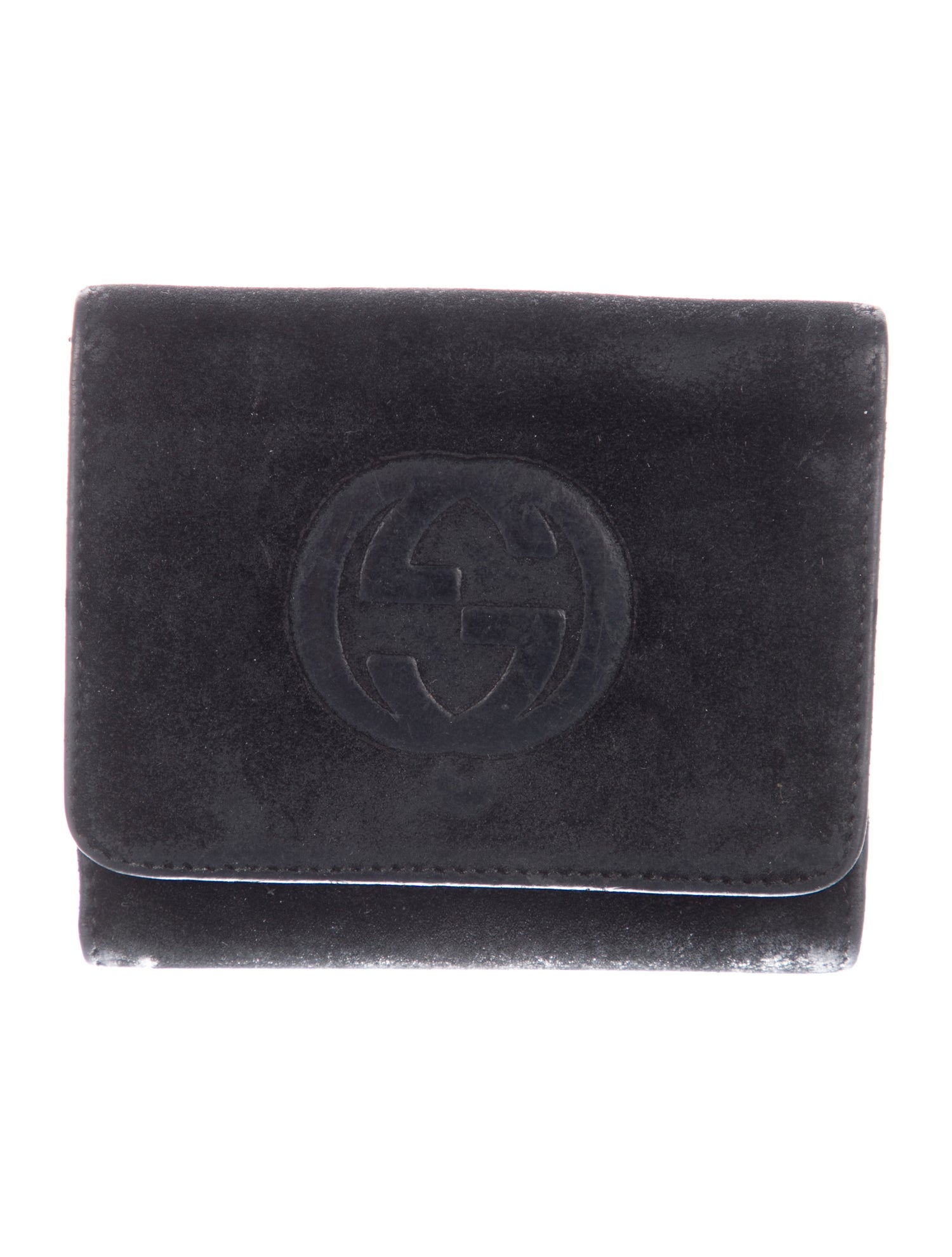Gucci Vintage Interlocking G Logo Trifold Wallet