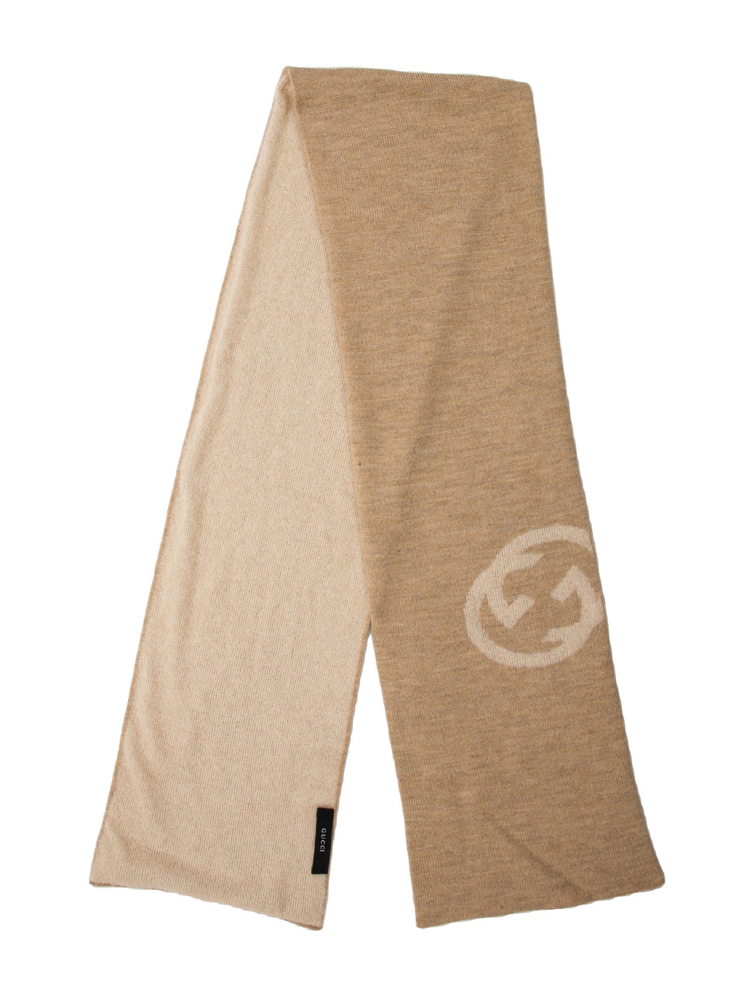 Gucci Wool Interlocking G Logo Scarf