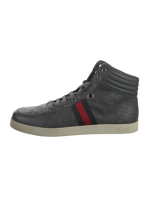 Gucci Sylvie Web Accent Leather Sneakers