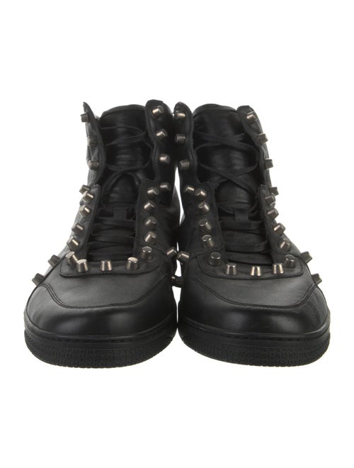 Gucci Leather Studded Accents Sneakers