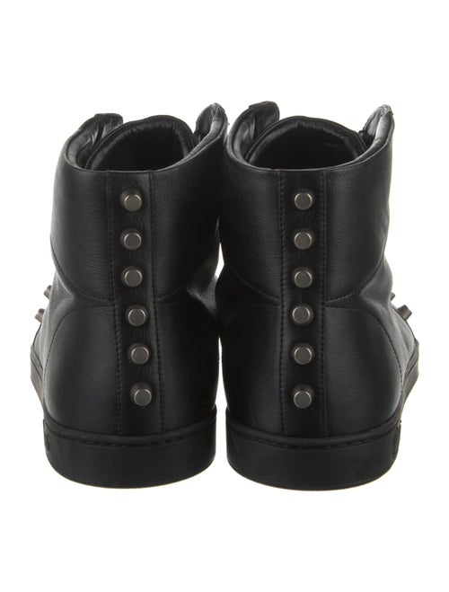 Gucci Leather Studded Accents Sneakers