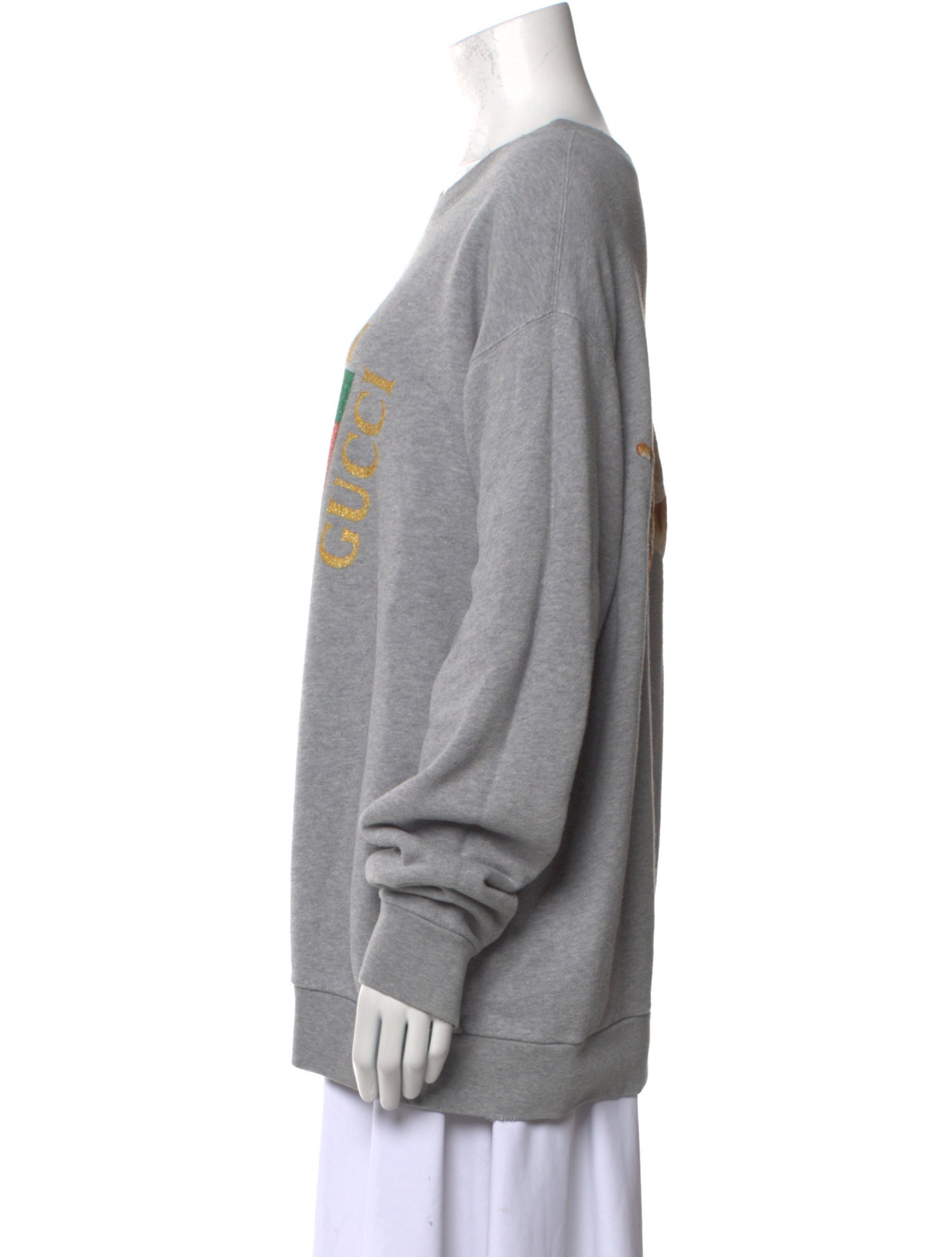 Gucci Graphic Print Crew Neck Sweatshirt