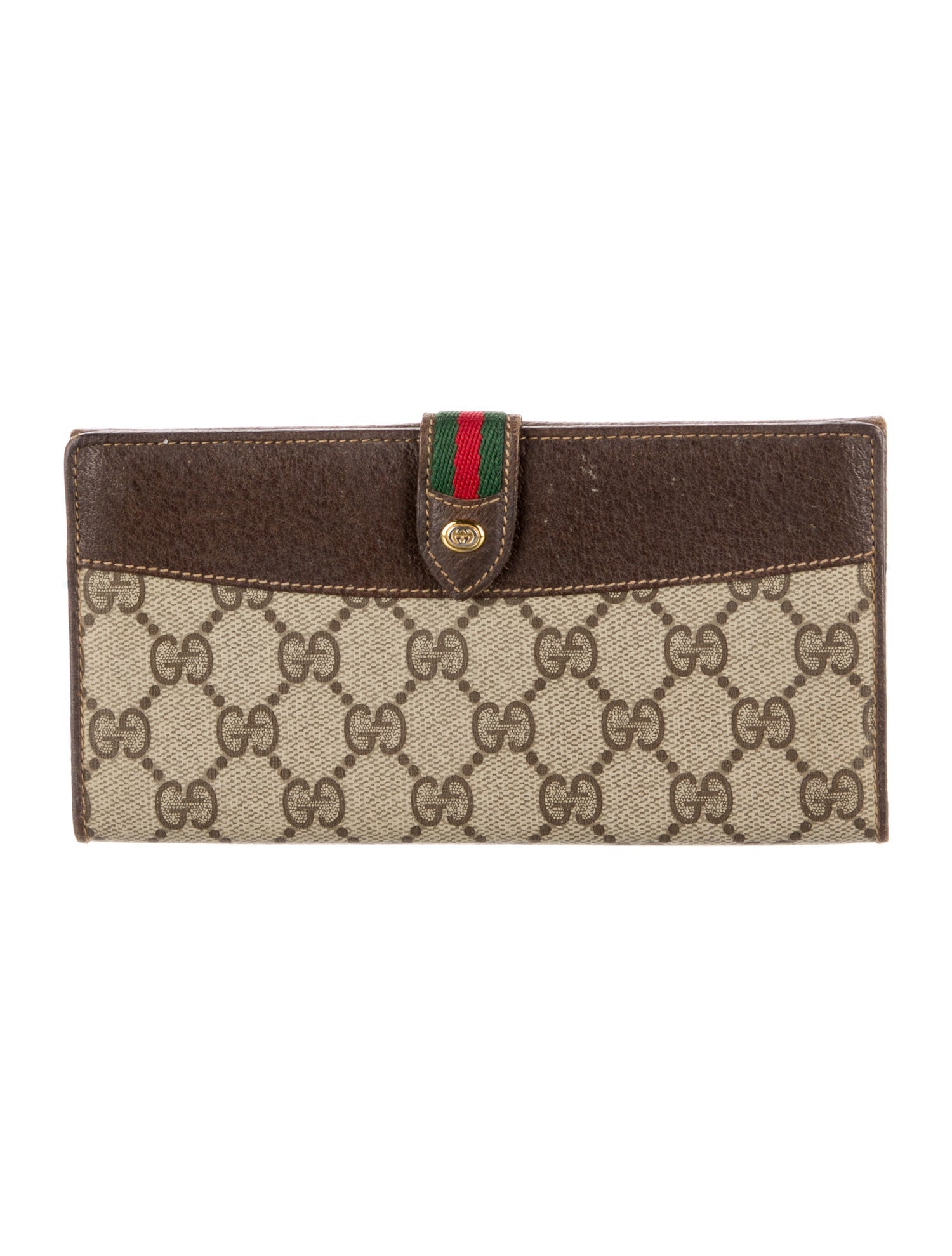 Gucci Vintage GG Plus Continental Wallet