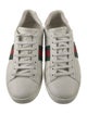 Gucci Web Accent Leather Sneakers