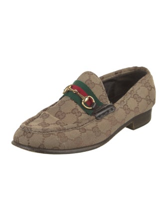 Gucci GG Canvas Canvas Loafers