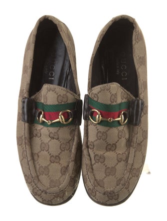 Gucci GG Canvas Canvas Loafers