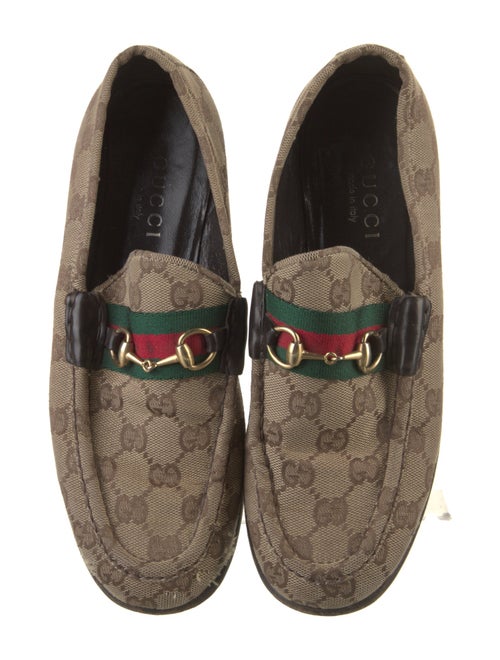 Gucci GG Canvas Canvas Loafers
