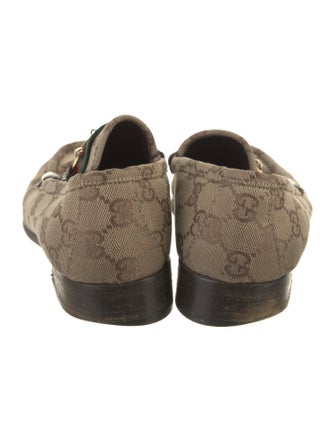 Gucci GG Canvas Canvas Loafers