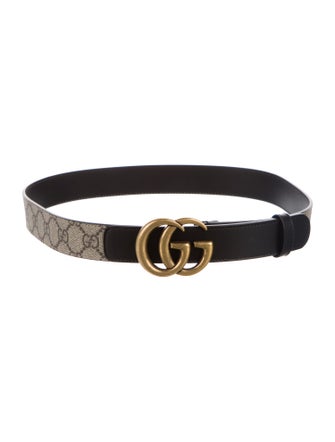 Gucci GG Supreme Leather Belt
