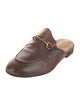 Gucci Horsebit Accent Leather Mules
