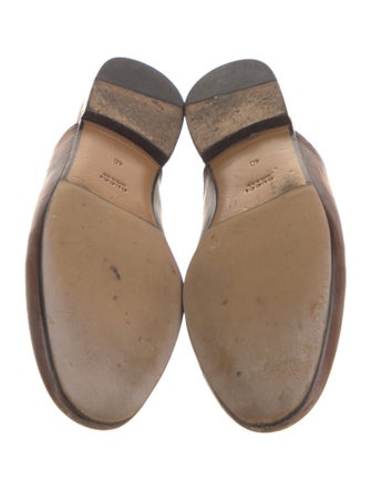 Gucci Horsebit Accent Leather Mules