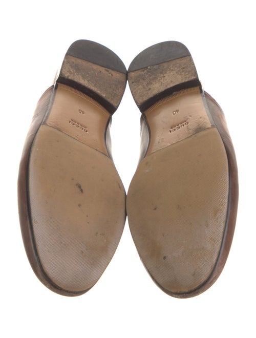 Gucci Horsebit Accent Leather Mules