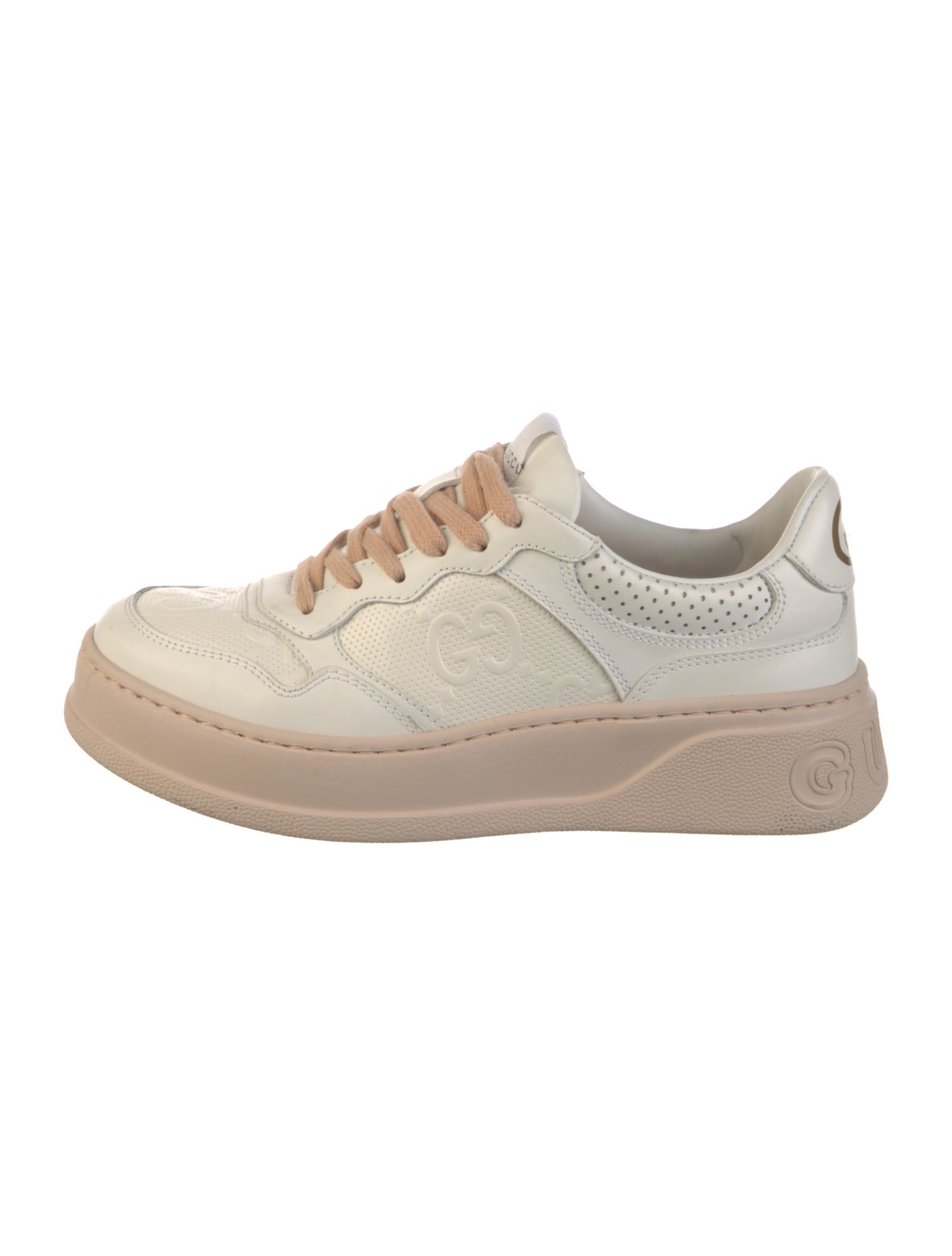 Gucci GG Logo Leather Sneakers