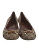 Gucci GG Canvas Canvas Ballet Flats
