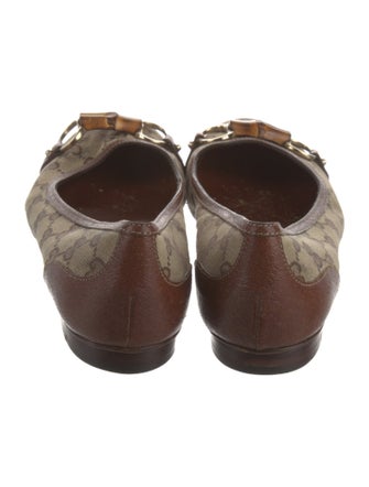 Gucci GG Canvas Canvas Ballet Flats