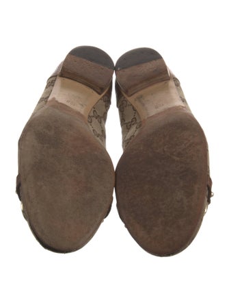 Gucci GG Canvas Canvas Ballet Flats