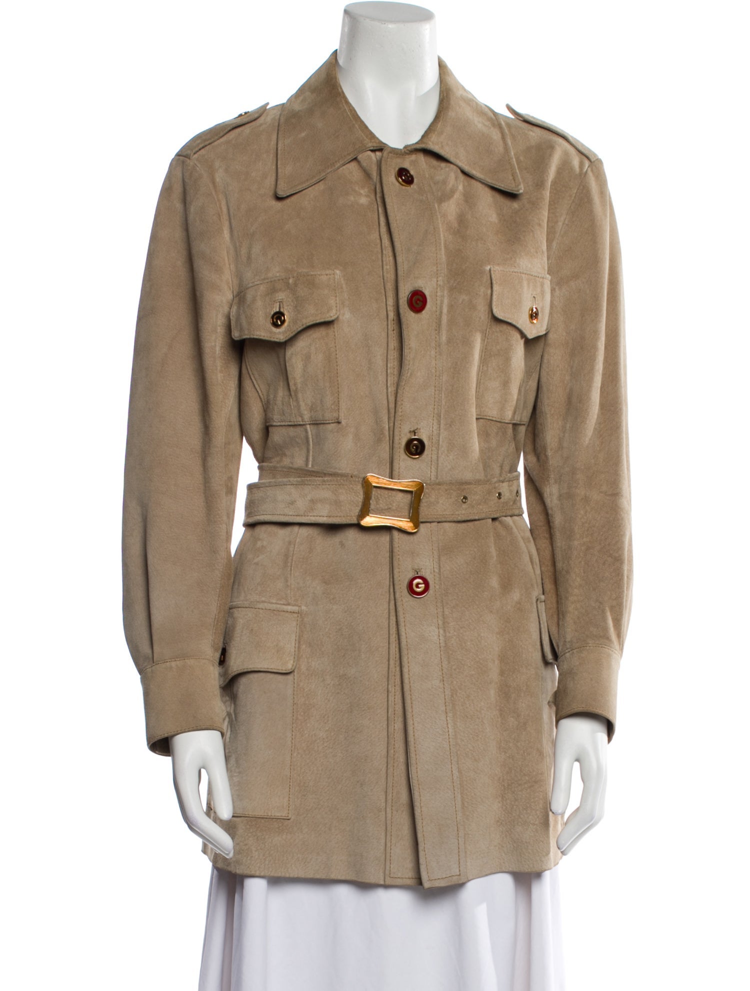 Gucci Vintage 1980's Trench Coat