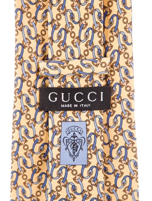 Gucci Horseshoe Pattern Ties