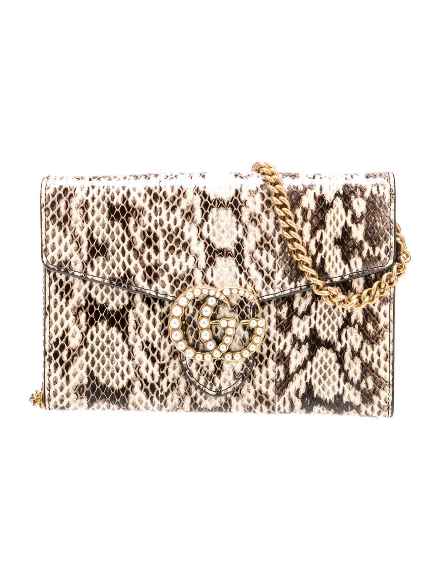 Gucci Embossed Leather Marmont