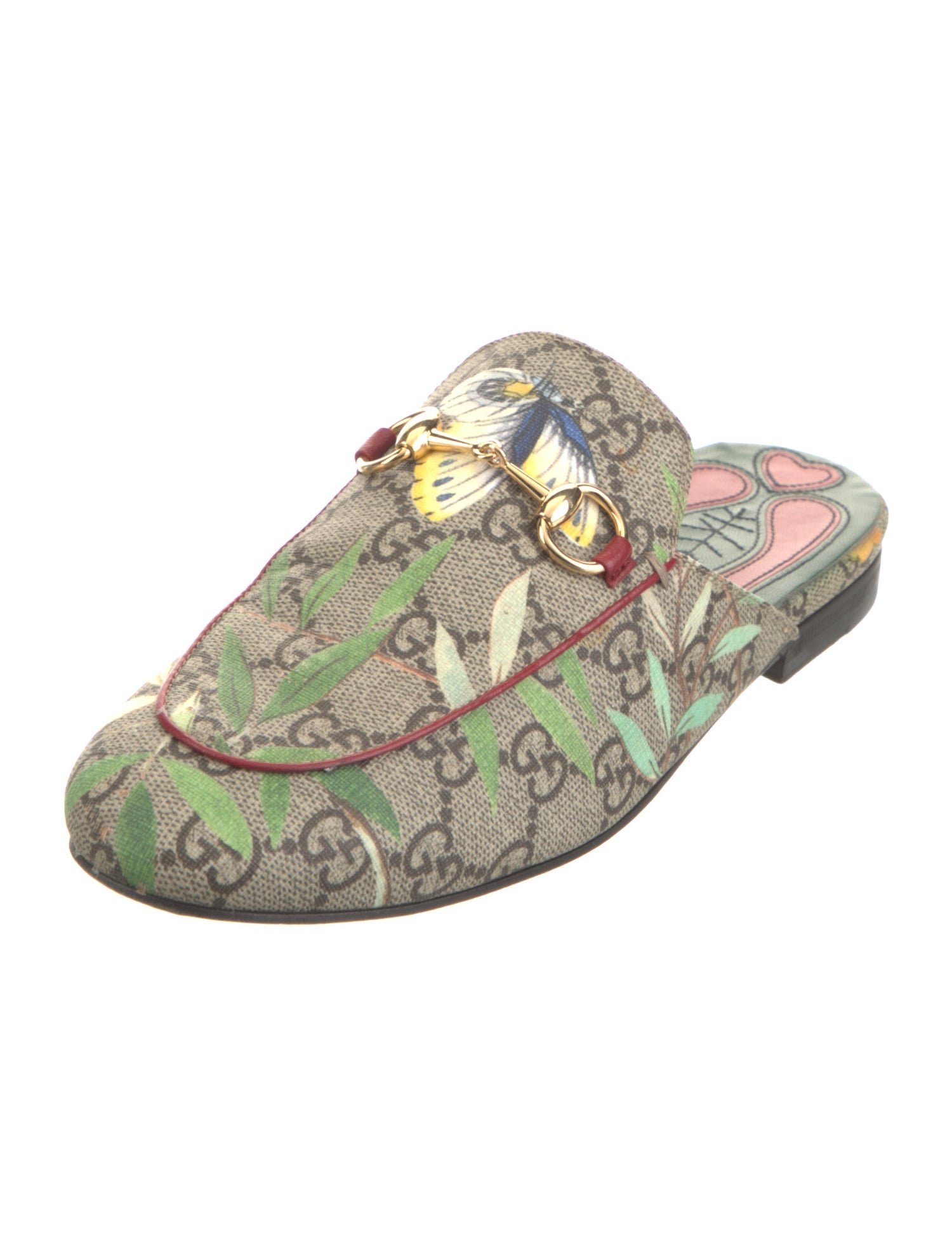 Gucci GG Supreme Mules