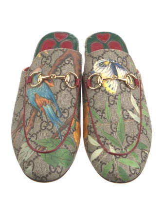 Gucci GG Supreme Mules